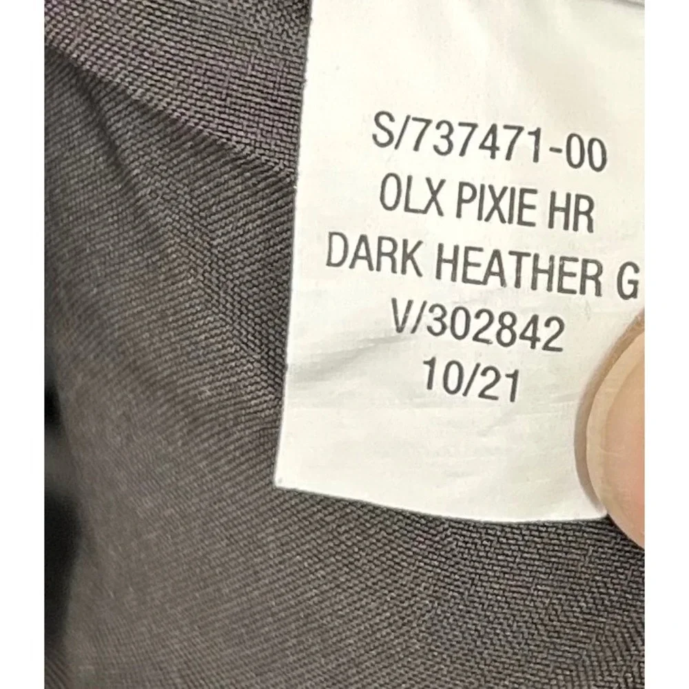 Old Navy High Rise Pixie Secret‎ Smooth Pockets Gray Dress Pants Women's 14 Tall